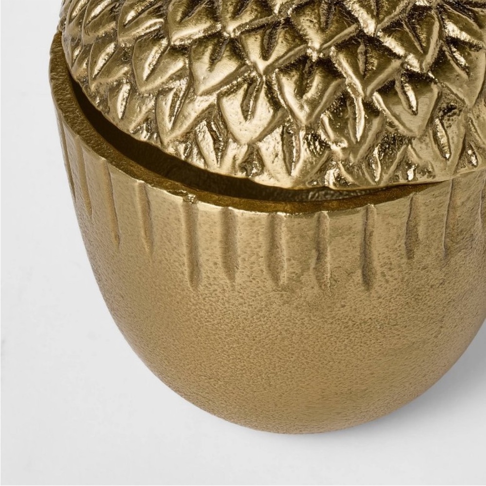 Cast Metal Acorn Canister - Threshold™ designed with Studio McGee - Picture 4 of 5